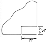 Shape of top piece
